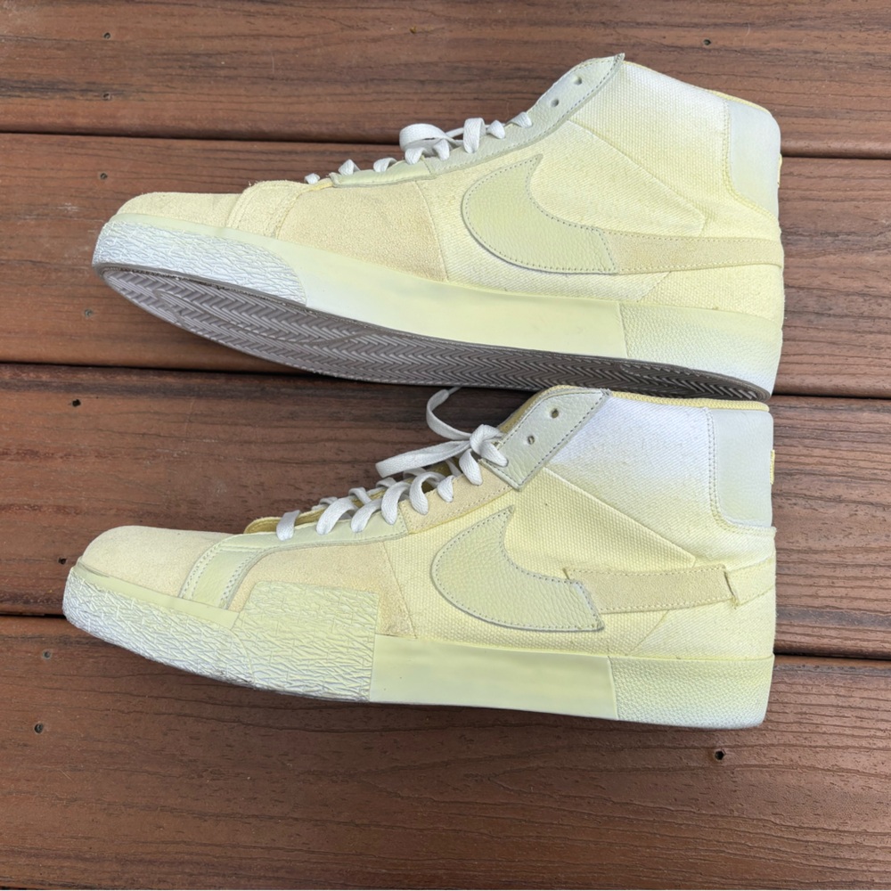Nike SB Zoom Blazer Mid PRM Premium Lemon Wash Mens Size 15 DR9087 700